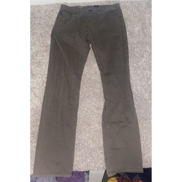 AG ADRIANO GOLDSCHMIED THE GRADUATE TAILORED LEG JEANS MENS SIZE 38X36 Beige - Picture 1 of 7